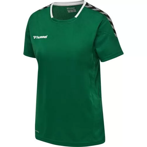 Hummel Hmlauthentic Poly Jersey Woman S/S - evergreen