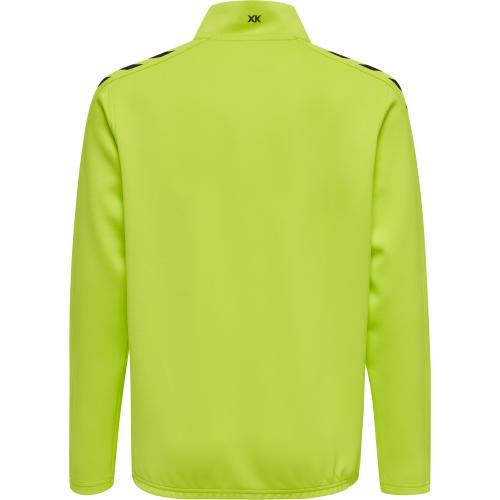 Hummel Hmlcore Xk Half Zip Poly Sweat Kids - lime popsicle