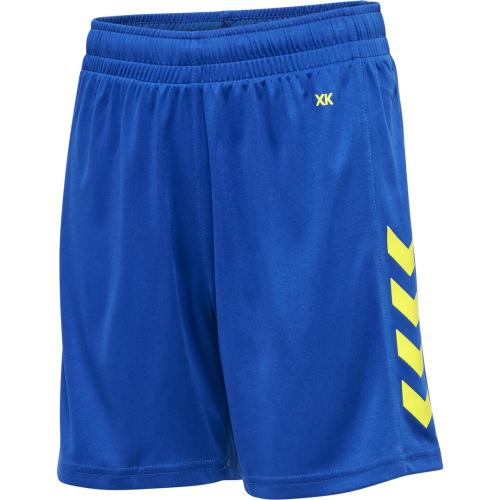 Preview: Hummel Hmlcore Xk Poly Shorts Kids - true blue/blazing yellow
