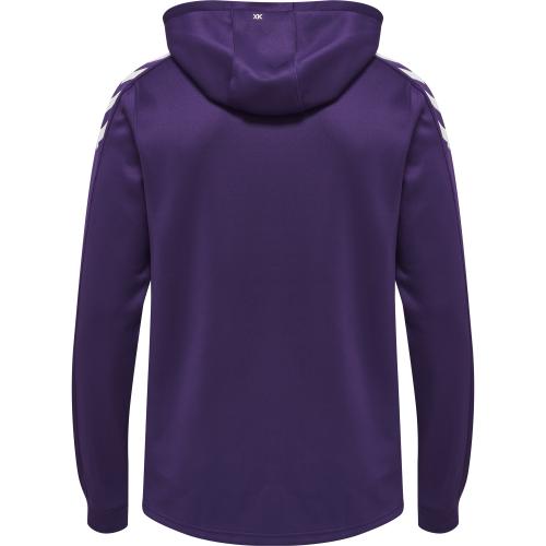 Preview: Hummel Hmlcore Xk Poly Sweat Hoodie - acai/white