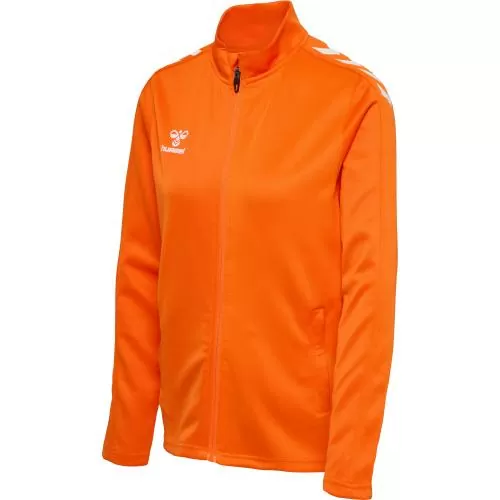Hummel Hmlcore Xk Poly Zip Sweat Woman - orange tiger