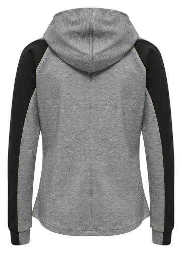 Preview: Hummel Hmlessi Zip Hoodie - grey melange