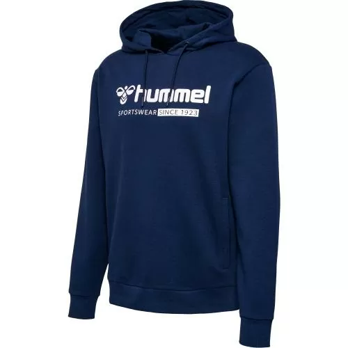 Hummel Hmlfav Big Logo Sweathoodie - dress blues