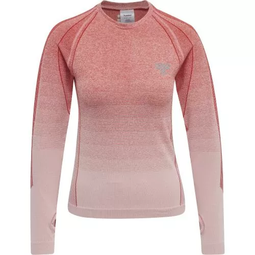 Hummel Hmlgg12 Training Seamless L/S Woman - aura orange melange