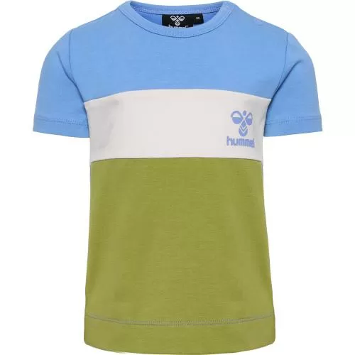 Hummel Hmlglad Block T-Shirt S/S - silver lake blue