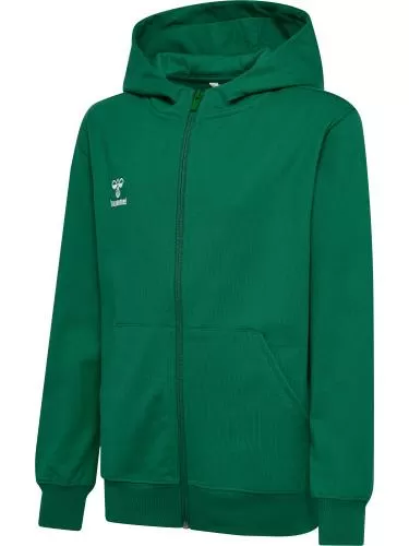 Hummel Hmlgo 2.0 Zip Hoodie Kids - evergreen