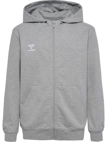 Preview: Hummel Hmlgo 2.0 Zip Hoodie Kids - grey melange