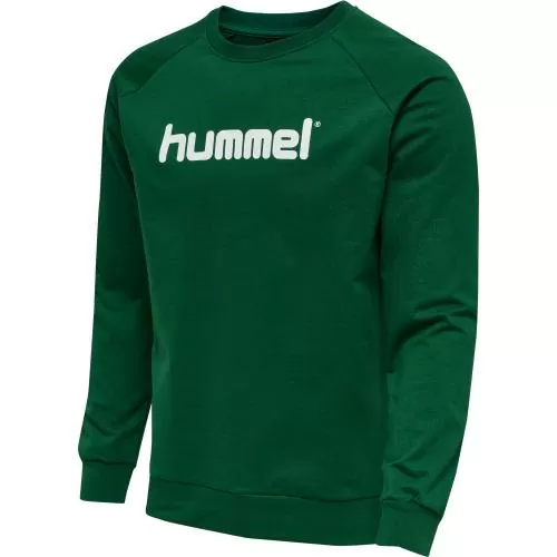 Hummel Hmlgo Cotton Logo Sweatshirt Woman - evergreen