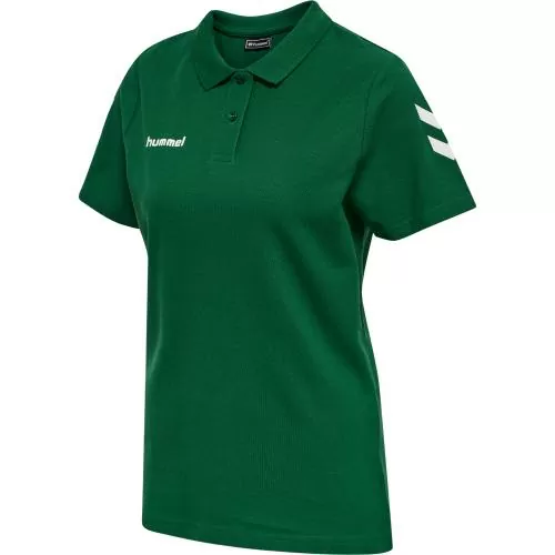 Hummel Hmlgo Cotton Polo Woman - evergreen