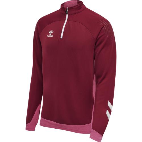 Preview: Hummel Hmllead Half Zip - biking red