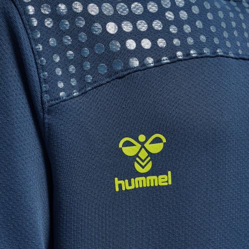 Preview: Hummel Hmllead Poly Hoodie Kids - dark denim