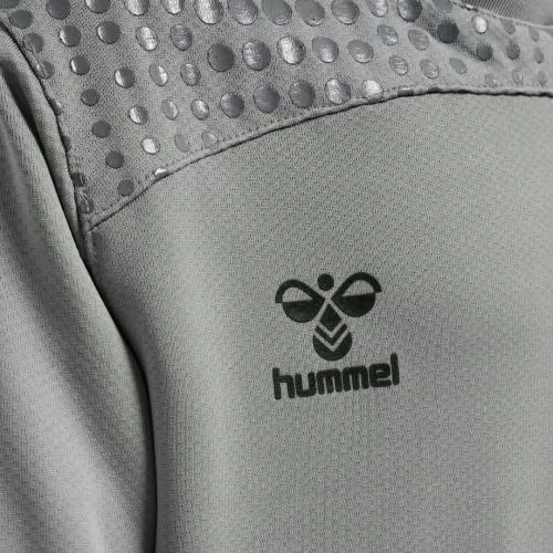 Hummel Hmllead Poly Hoodie Kids - grey melange