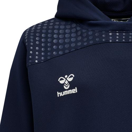 Preview: Hummel Hmllead Poly Hoodie Kids - marine