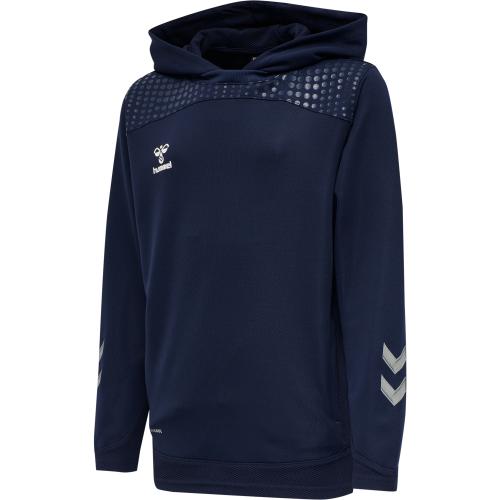 Preview: Hummel Hmllead Poly Hoodie Kids - marine