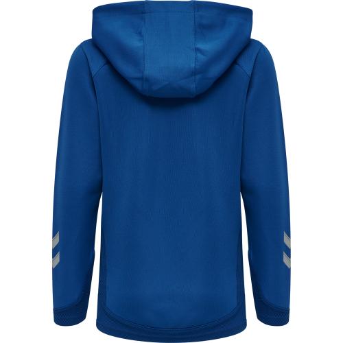 Preview: Hummel Hmllead Poly Hoodie Kids - true blue