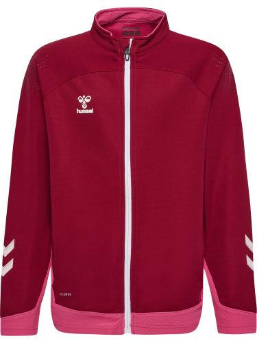 Preview: Hummel Hmllead Poly Zip Jacket Kids - biking red