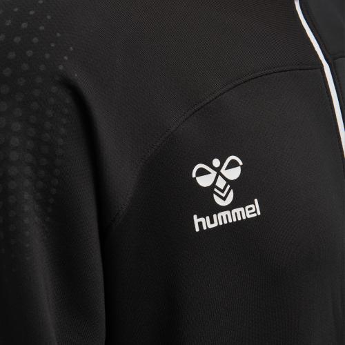 Preview: Hummel Hmllead Poly Zip Jacket Kids - black