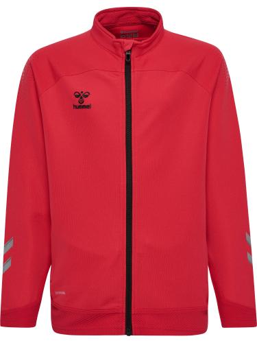 Preview: Hummel Hmllead Poly Zip Jacket Kids - true red