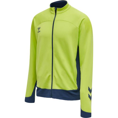Preview: Hummel Hmllead Poly Zip Jacket - lime punch