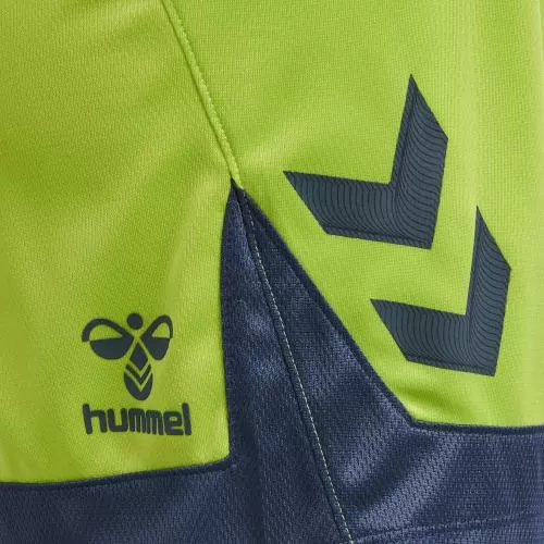 Hummel Hmllead Womens Poly Shorts - lime punch