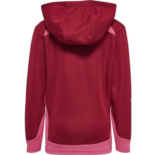 Preview: Hummel Hmllead Zip Poly Hoodie Kids - biking red