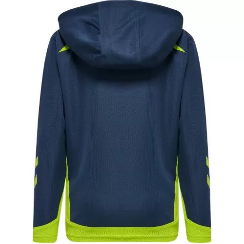 Hummel Hmllead Zip Poly Hoodie Kids - dark denim