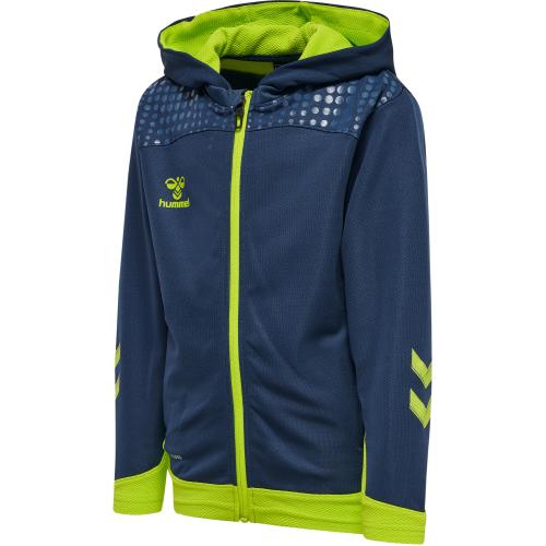 Preview: Hummel Hmllead Zip Poly Hoodie Kids - dark denim