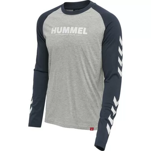 Hummel Hmllegacy Blocked T-Shirt L/S - blue nights