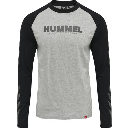 Preview: Hummel Hmllegacy Blocked T-Shirt L/S - grey melange