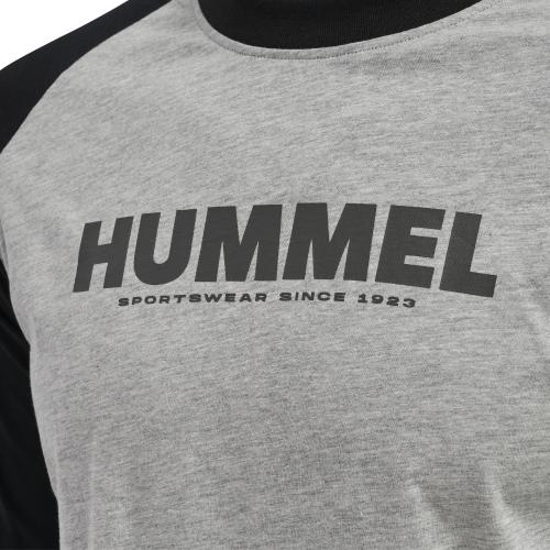 Preview: Hummel Hmllegacy Blocked T-Shirt L/S - grey melange