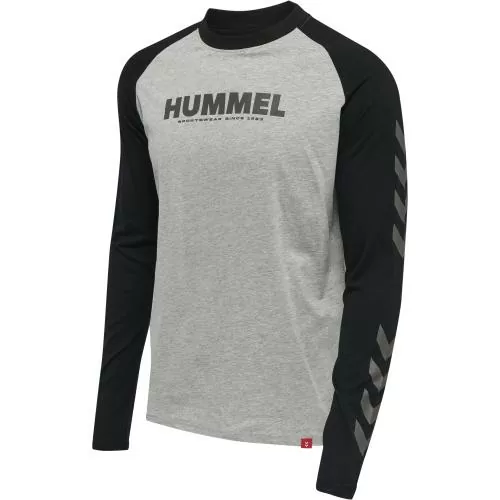 Hummel Hmllegacy Blocked T-Shirt L/S - grey melange