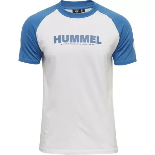 Hummel Hmllegacy Blocked T-Shirt - white/deep water