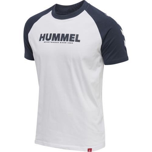 Preview: Hummel Hmllegacy Blocked T-Shirt - white