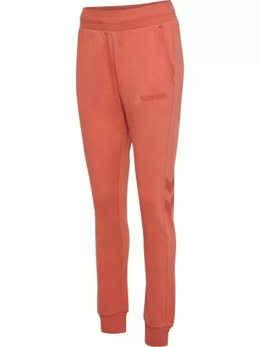 Hummel Hmllegacy Woman Tapered Pants - apricot brandy