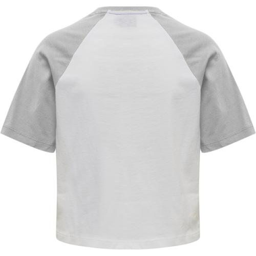 Preview: Hummel Hmllgc Naya Cropped T-Shirt - light grey melange