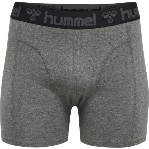 Hummel Hmlmarston 4-Pack Boxers - black/dark grey melange