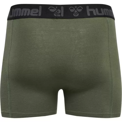 Hummel Hmlmarston 4-Pack Boxers - black/thyme