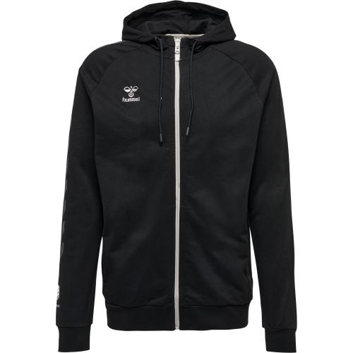 Preview: Hummel Hmlmove Grid Cot. Zip Hoodie Woman - black