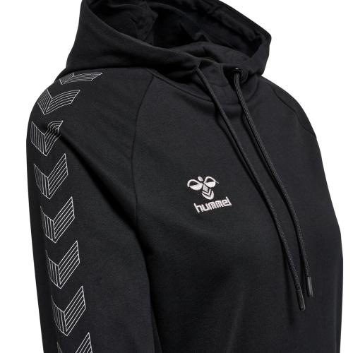 Preview: Hummel Hmlmove Grid Cotton Hoodie Woman - black