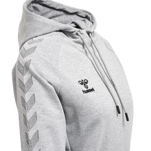 Preview: Hummel Hmlmove Grid Cotton Hoodie Woman - grey melange