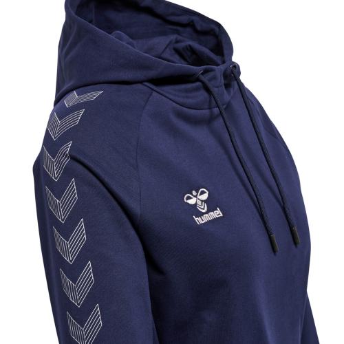 Preview: Hummel Hmlmove Grid Cotton Hoodie Woman - marine