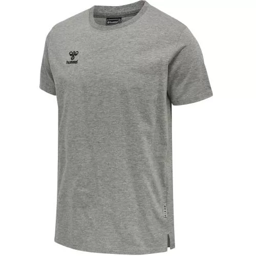 Hummel Hmlmove Grid Cotton T-Shirt S/S - grey melange