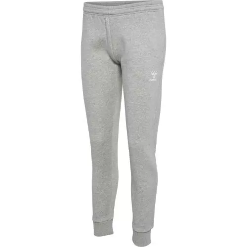 Hummel Hmlmover Cotton Cuff Pants Woman - grey melange