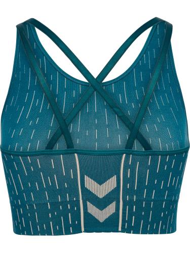 Preview: Hummel Hmlmt Drops Seamless Sports Bra - stargazer/silver lining