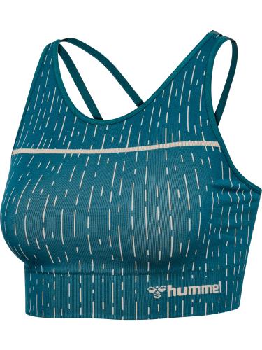 Preview: Hummel Hmlmt Drops Seamless Sports Bra - stargazer/silver lining