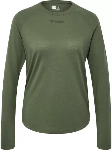 Hummel Hmlmt Vanja T-Shirt L/S - deep lichen green