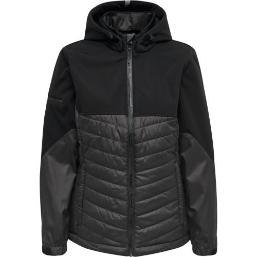 Preview: Hummel Hmlnorth Hybrid Jacket Woman - black/asphalt