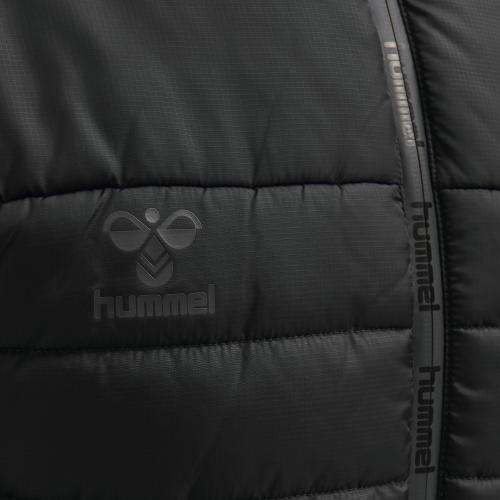 Preview: Hummel Hmlnorth Quilted Hood Jacket - black/asphalt