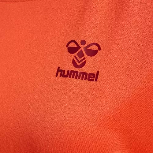 Hummel Hmlongrid Poly Jersey S/S Wo - nasturtium/rhubarb