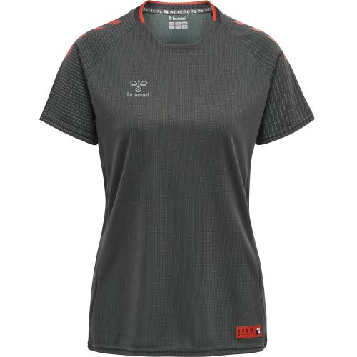 Preview: Hummel Hmlpro Grid Training Jersey S/S Wo - forged iron/quiet shade